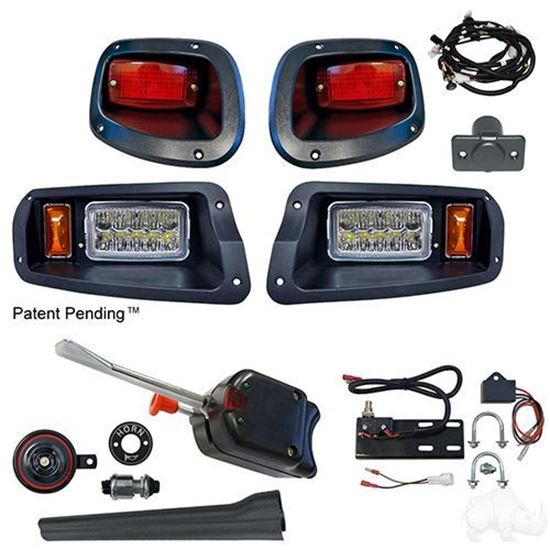 Picture of Basic Street Legal LED Adjustable Light Kit with Brake Switch for E-Z-Go TXT 2014-Up