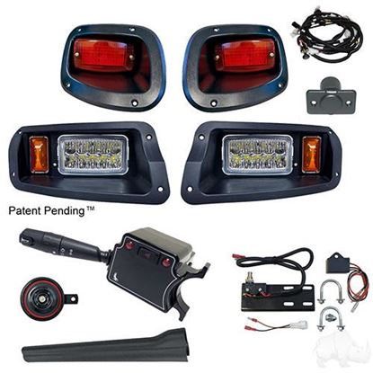 Picture of Deluxe Street Legal LED Adjustable Light Kit with Brake Switch for E-Z-Go TXT 2014-Up