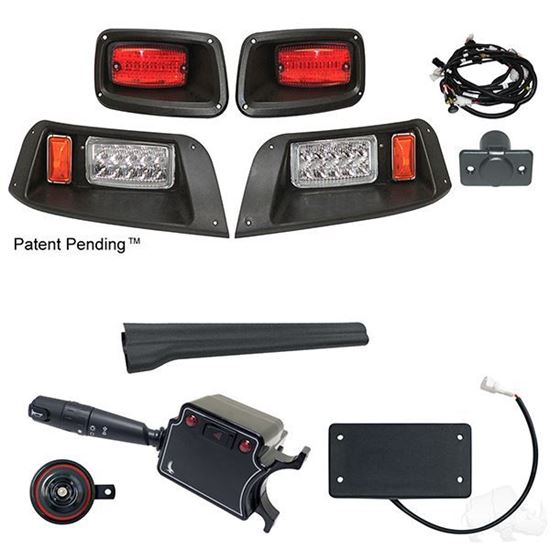 Picture of Deluxe Street Legal LED Adjustable Light Kit with OE Fit Brake Switch for E-Z-Go TXT 1996-2013