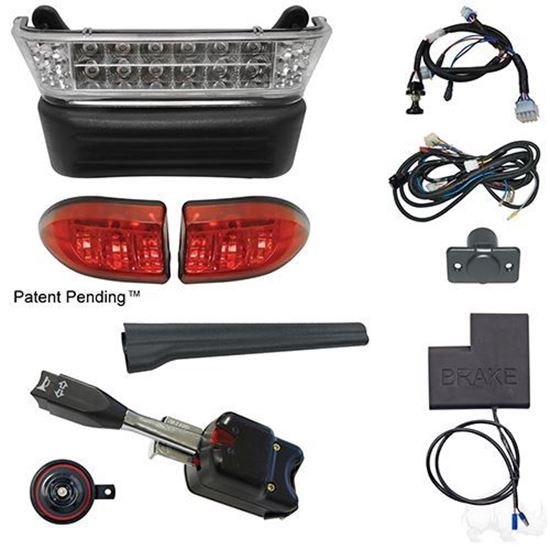 Picture of Standard Street Legal LED Light Bar Kit and OE Fit Brake Switch Club Car Precedent Electric 2008.5-Up with 12V Batteries