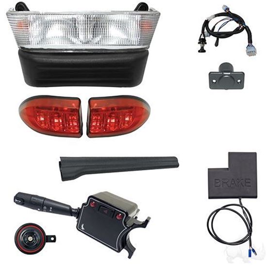 Picture of Deluxe Street Legal Halogen Light Bar Kit and OE Fit Brake Switch, Club Car Precedent Electric 2004-2008.5