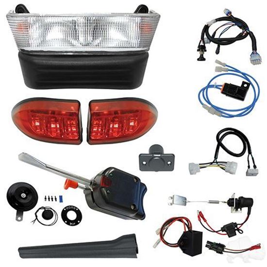 Picture of Basic Street Legal Halogen Light Bar Kit and Linkage Activated Brake Switch Club Car Precedent Gas 2004-Present