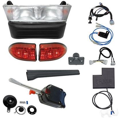 Picture of Basic Street Legal Halogen Light Bar Kit and OE Fit Brake Switch Club Car Precedent Gas 2004-Present