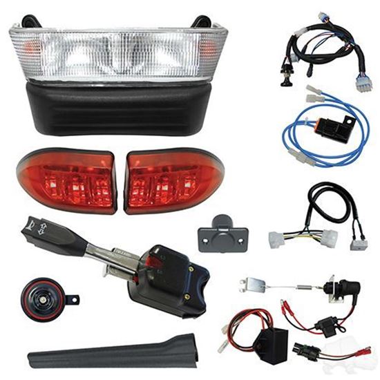 Picture of Standard Street Legal Halogen Light Bar Kit and Linkage Activated Brake Switch Club Car Precedent Gas 2004-Present