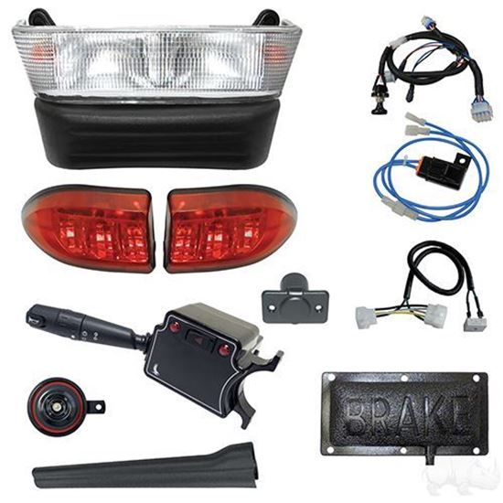 Picture of Deluxe Street Legal Halogen Light Bar Kit and Pedal Mount Brake Switch Club Car Precedent Gas 2004-Present