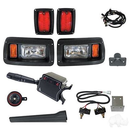 Picture of Deluxe Street Legal Halogen Adjustable Light Kit with Micro Switch Brake Switch, Club Car DS 93+