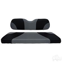 Picture of Yamaha G29/Drive Sport Black Carbon Fiber/Gray Carbon Fiber Cushions Aluminum Rear Seat Cargo Box Kit