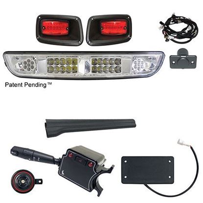 Picture of Deluxe Street Legal LED Light Bar Kit with OE Fit Brake Switch for E-Z-Go Medalist/TXT 1994.5-2013