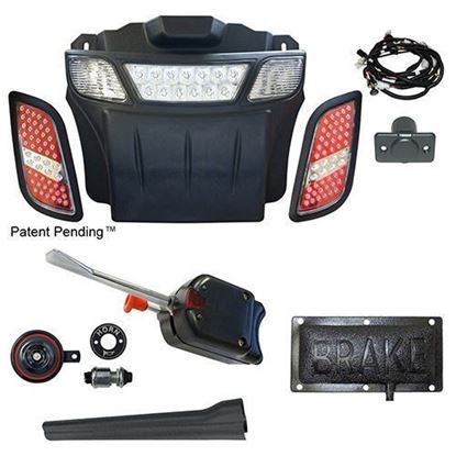 Picture of Basic Street Legal LED Light Bar Bumper Kit for E-Z-Go RXV 2008-2015