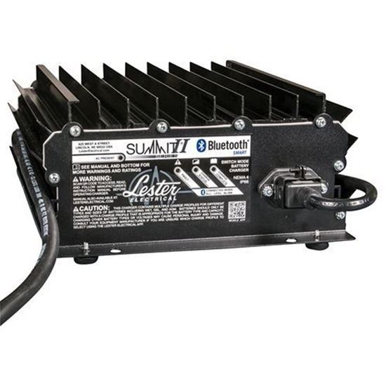 Picture of Battery Charger, Lester Summit Series II 36-48V Auto Ranging Voltage 13-27A, E-Z-Go Industrial 48V