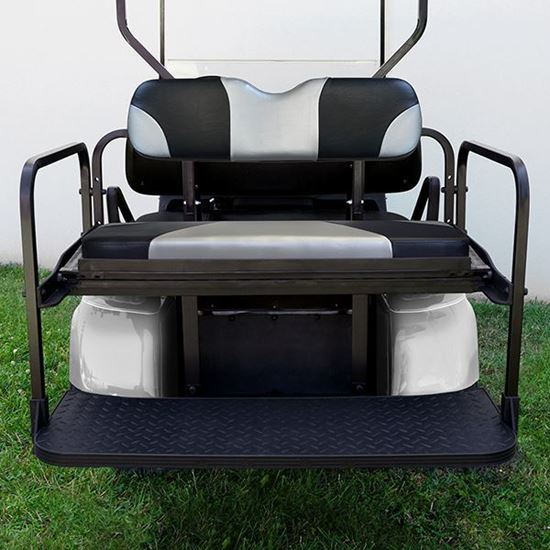 Picture of Seat Kit, Rear Flip, Aluminum, Sport Cushions, Rhino 400 Series fits EZGO TXT 96+